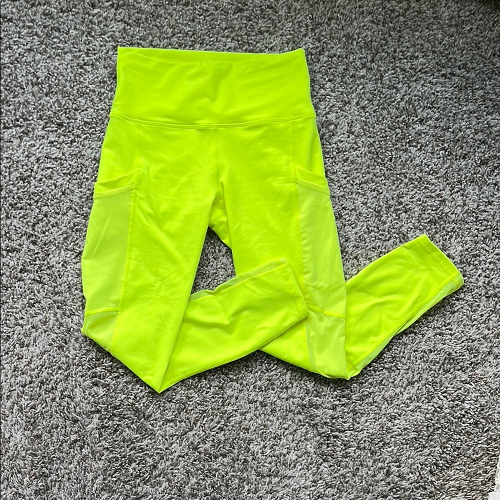 Fabletics Neon Yellow Leggings